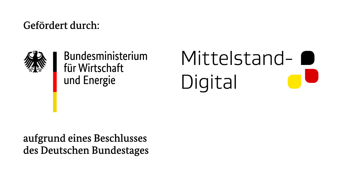 Gefördert durch das Bundesministerium für Wirtschaft und Energie aufgrund eines Beschlusses des Deutschen Bundestages